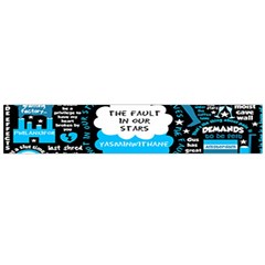 The Fault In Our Stars Collage Large Flano Scarf 