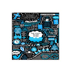 The Fault In Our Stars Collage Satin Bandana Scarf 22  X 22  by nate14shop