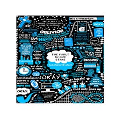 The Fault In Our Stars Collage Square Satin Scarf (30  X 30 ) by nate14shop