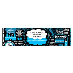 The Fault In Our Stars Collage Oblong Satin Scarf (16  X 60 ) by nate14shop