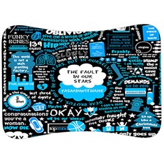 The Fault In Our Stars Collage Velour Seat Head Rest Cushion