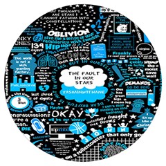 The Fault In Our Stars Collage Round Trivet by nate14shop