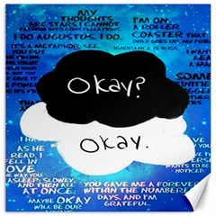 The Fault In Our Stars Canvas 20  X 20  by nate14shop