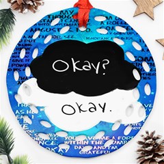 The Fault In Our Stars Ornament (round Filigree)