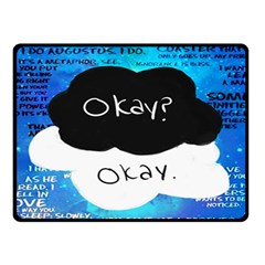 The Fault In Our Stars Double Sided Fleece Blanket (small)  by nate14shop