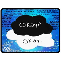 The Fault In Our Stars Double Sided Fleece Blanket (large)  by nate14shop