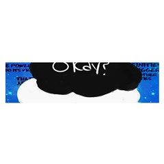 The Fault In Our Stars Oblong Satin Scarf (16  X 60 ) by nate14shop