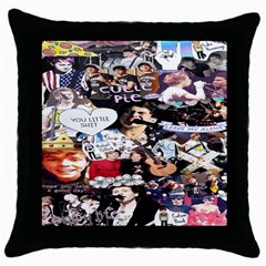 5 Second Summer Collage Throw Pillow Case (black)