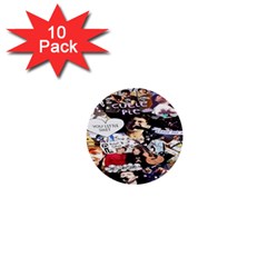 5 Second Summer Collage 1  Mini Buttons (10 Pack)  by nate14shop