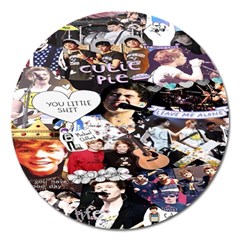 5 Second Summer Collage Magnet 5  (round) by nate14shop