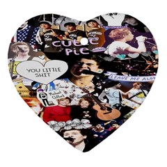 5 Second Summer Collage Heart Ornament (two Sides)