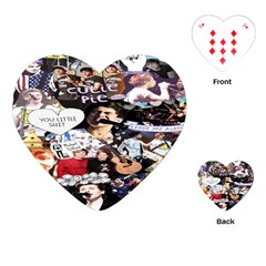 5 Second Summer Collage Playing Cards Single Design (heart) by nate14shop