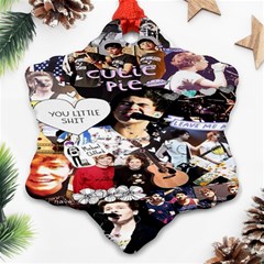 5 Second Summer Collage Ornament (snowflake)