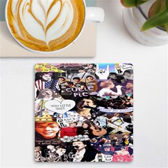 5 Second Summer Collage Uv Print Square Tile Coaster 