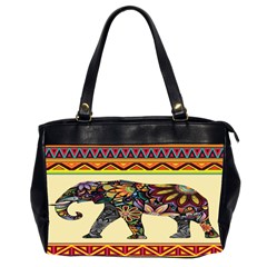 Elephant Colorfull Oversize Office Handbag (2 Sides) by nate14shop