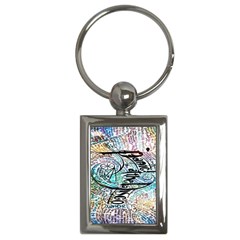 Panic At The Disco Lyric Quotes Key Chain (rectangle) by nate14shop