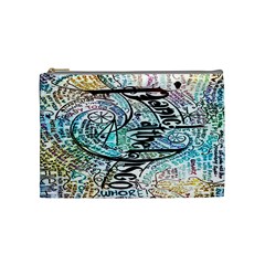 Panic At The Disco Lyric Quotes Cosmetic Bag (medium) by nate14shop