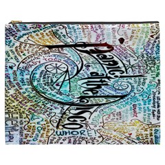 Panic At The Disco Lyric Quotes Cosmetic Bag (xxxl) by nate14shop