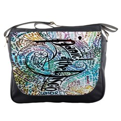 Panic At The Disco Lyric Quotes Messenger Bag by nate14shop