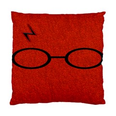 Harry Potter Glasses And Lightning Bolt Standard Cushion Case (one Side) by nate14shop