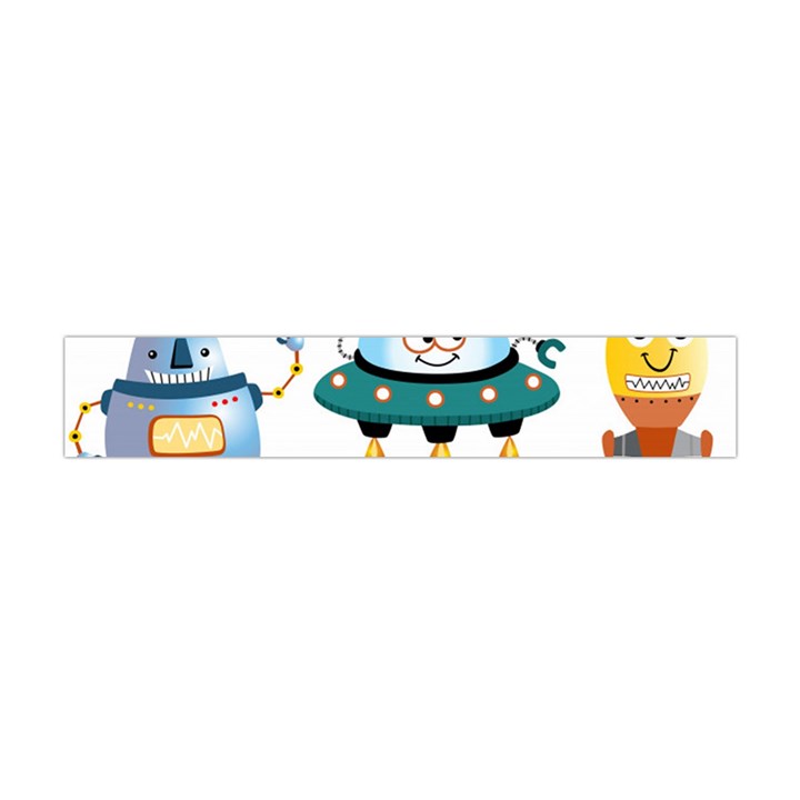 Vector-set-funny-robots-cartoon Flano Scarf (Mini)