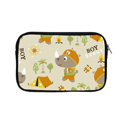 Seamless-pattern-vector-with-funny-boy-scout-scout-day-background Apple Macbook Pro 13  Zipper Case