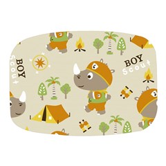 Seamless-pattern-vector-with-funny-boy-scout-scout-day-background Mini Square Pill Box by Jancukart