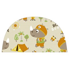 Seamless-pattern-vector-with-funny-boy-scout-scout-day-background Anti Scalding Pot Cap by Jancukart