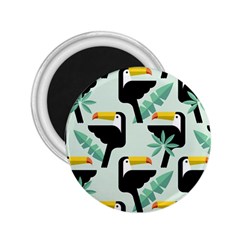 Seamless-tropical-pattern-with-birds 2 25  Magnets by Jancukart