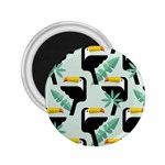 Seamless-tropical-pattern-with-birds 2.25  Magnets Front