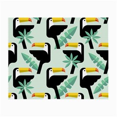 Seamless-tropical-pattern-with-birds Small Glasses Cloth