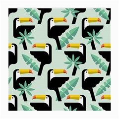 Seamless-tropical-pattern-with-birds Medium Glasses Cloth (2 Sides)