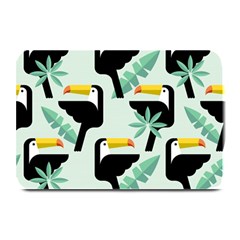 Seamless-tropical-pattern-with-birds Plate Mats by Jancukart