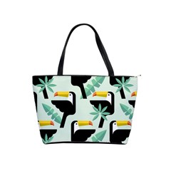 Seamless-tropical-pattern-with-birds Classic Shoulder Handbag