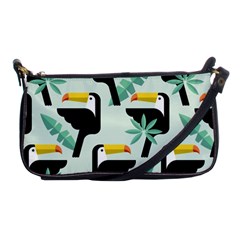 Seamless-tropical-pattern-with-birds Shoulder Clutch Bag