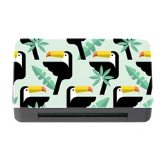 Seamless-tropical-pattern-with-birds Memory Card Reader With Cf