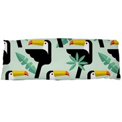 Seamless-tropical-pattern-with-birds Body Pillow Case Dakimakura (two Sides)