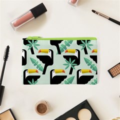 Seamless-tropical-pattern-with-birds Cosmetic Bag (xs)