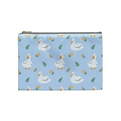 Duck-flower-seamless-pattern-background Cosmetic Bag (medium)