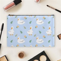 Duck-flower-seamless-pattern-background Cosmetic Bag (large)