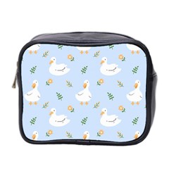 Duck-flower-seamless-pattern-background Mini Toiletries Bag (two Sides) by Jancukart