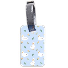 Duck-flower-seamless-pattern-background Luggage Tag (two Sides)