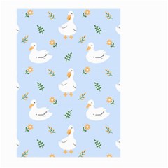 Duck-flower-seamless-pattern-background Large Garden Flag (two Sides) by Jancukart