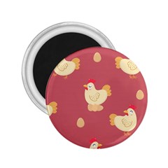 Cute-chicken-eggs-seamless-pattern 2 25  Magnets by Jancukart