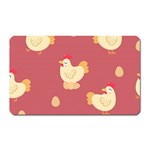 Cute-chicken-eggs-seamless-pattern Magnet (Rectangular) Front