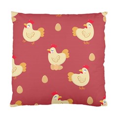 Cute-chicken-eggs-seamless-pattern Standard Cushion Case (two Sides)