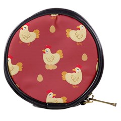 Cute-chicken-eggs-seamless-pattern Mini Makeup Bag