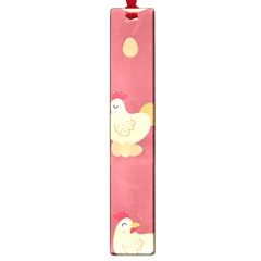 Cute-chicken-eggs-seamless-pattern Large Book Marks