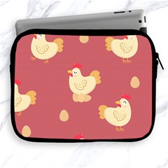 Cute-chicken-eggs-seamless-pattern Apple Ipad 2/3/4 Zipper Cases by Jancukart