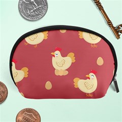 Cute-chicken-eggs-seamless-pattern Accessory Pouch (large) by Jancukart